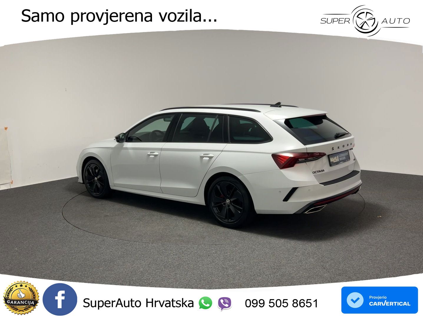 Škoda Octavia Combi RS 2.0 TDI (200 KS) DSG LED+GR SJED+ACC