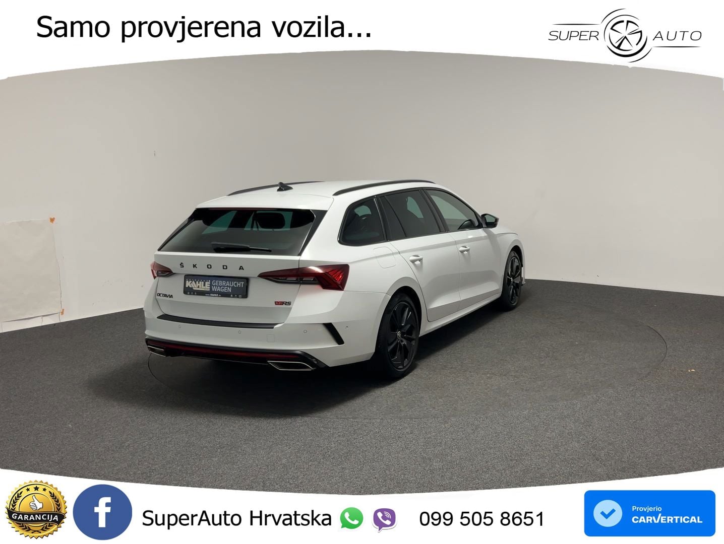 Škoda Octavia Combi RS 2.0 TDI (200 KS) DSG LED+GR SJED+ACC