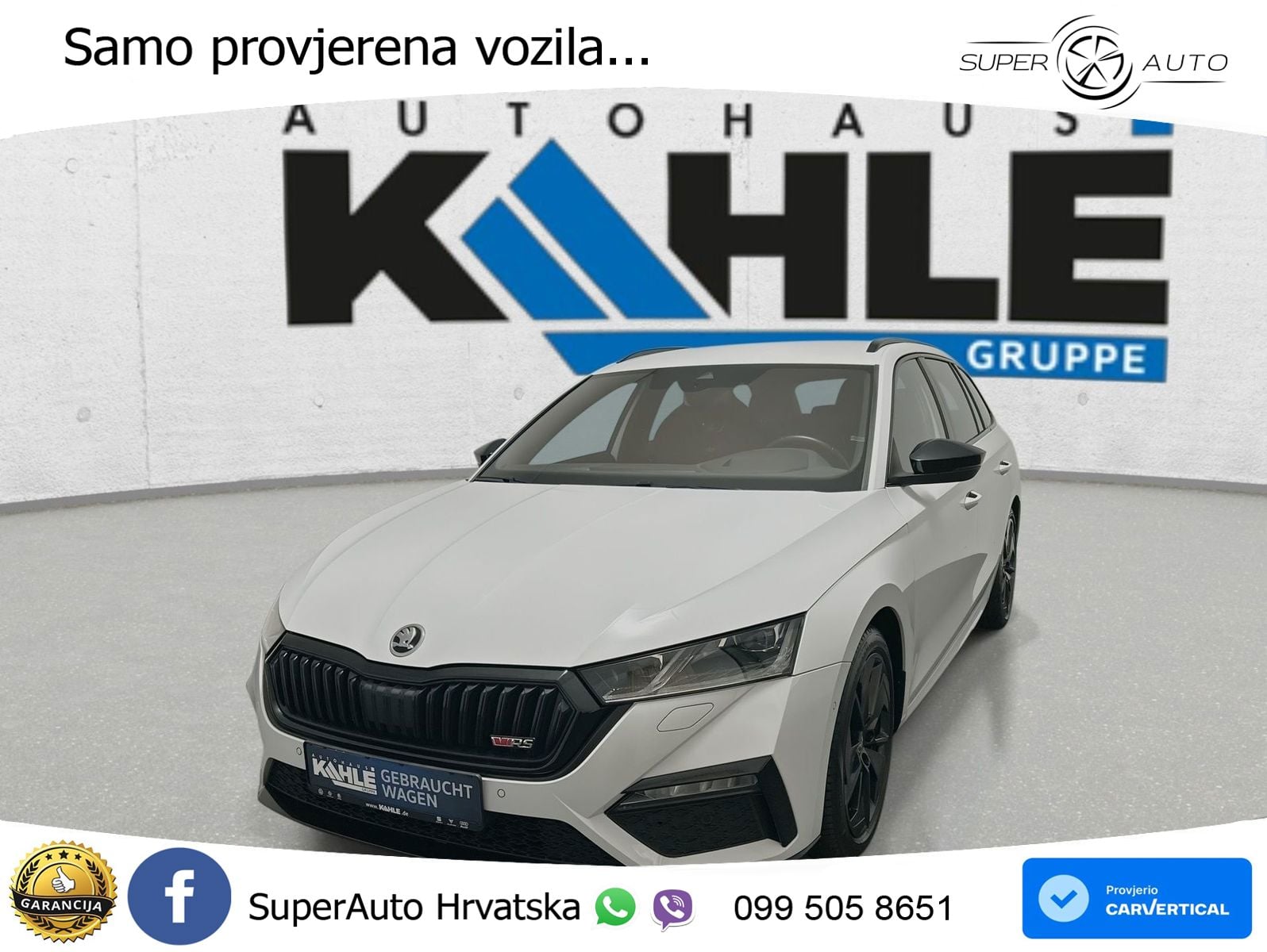 Škoda Octavia Combi RS 2.0 TDI (200 KS) DSG LED+GR SJED+ACC