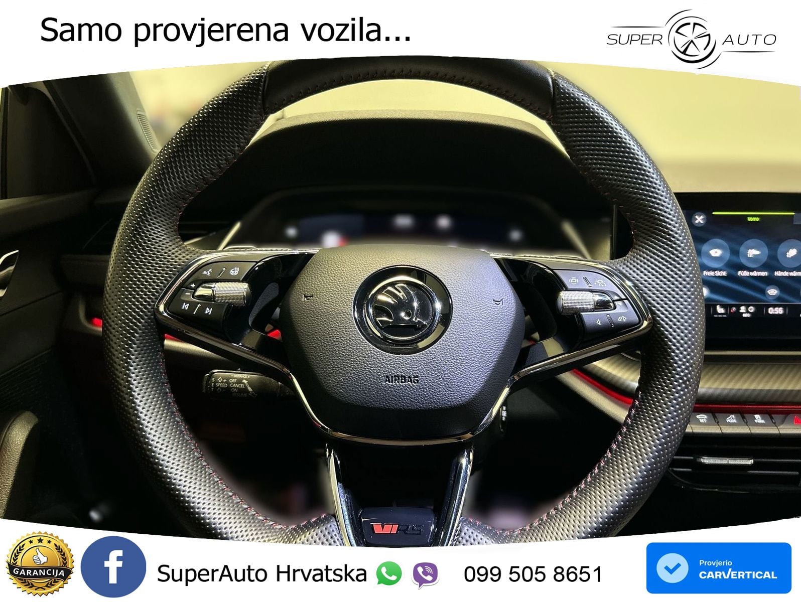 Škoda Octavia Combi RS 2.0 TDI (200 KS) DSG LED+GR SJED+ACC
