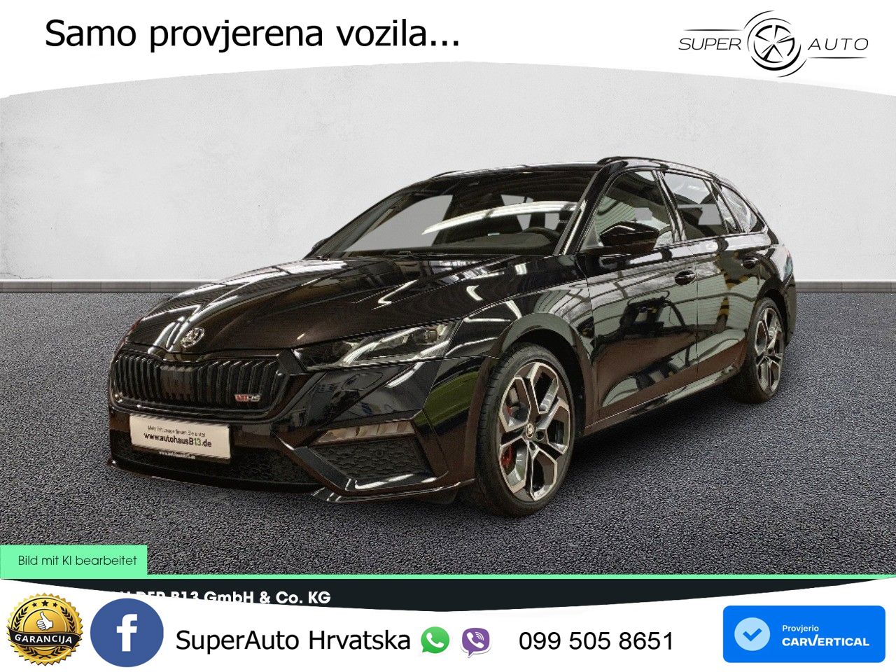 Škoda Octavia Combi RS 2.0 TSI (245 KS) DSG LED+GR SJED+ACC