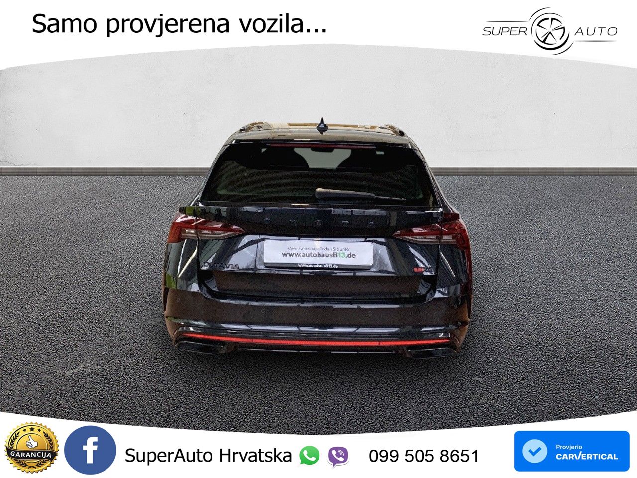 Škoda Octavia Combi RS 2.0 TSI (245 KS) DSG LED+GR SJED+ACC