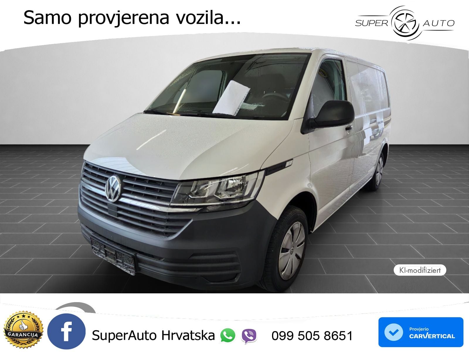 Volkswagen T6.1 Transporter Kasten EcoProfi KR 2,0 TDI L1H1 110 KS