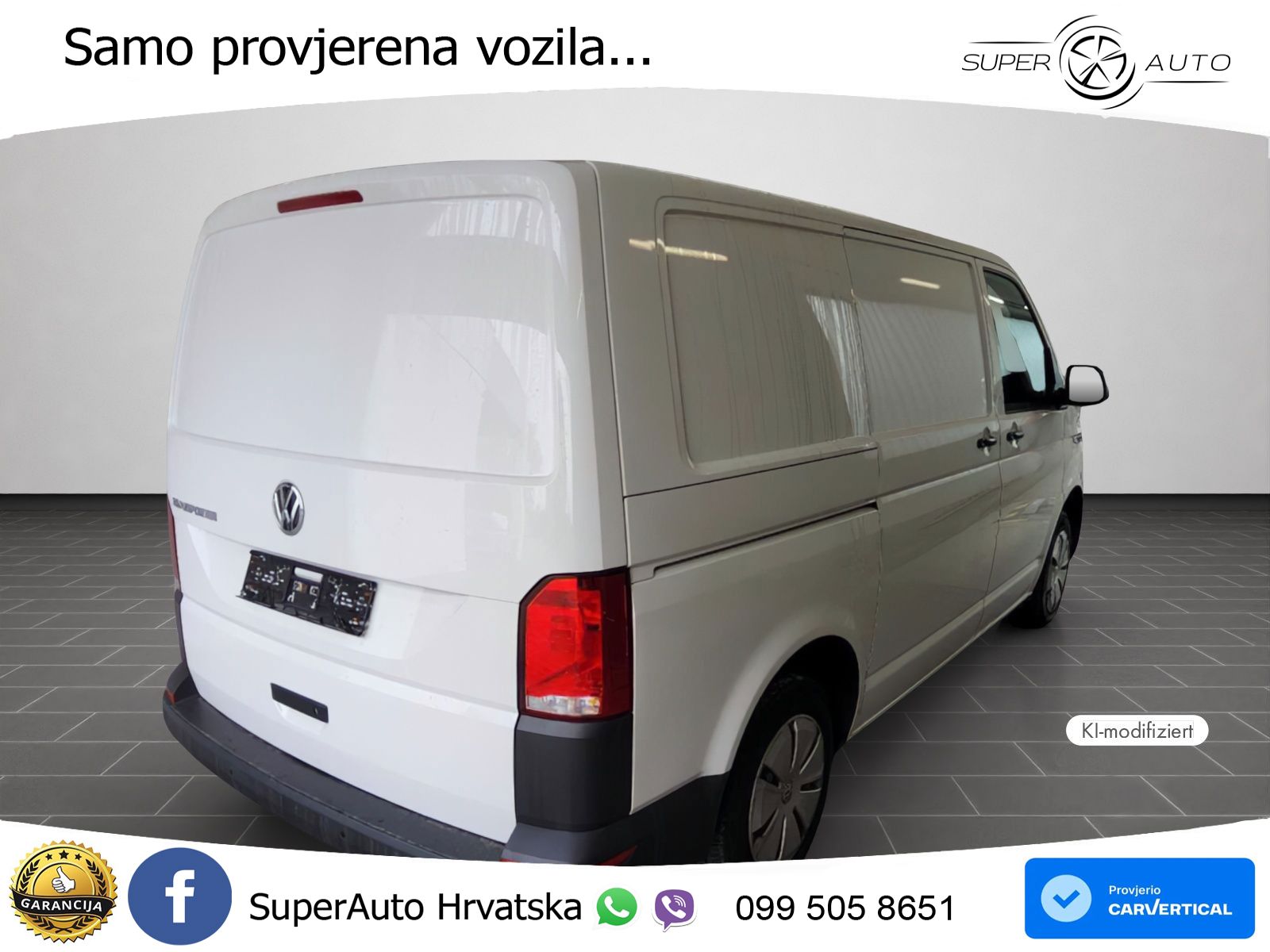 Volkswagen T6.1 Transporter Kasten EcoProfi KR 2,0 TDI L1H1 110 KS
