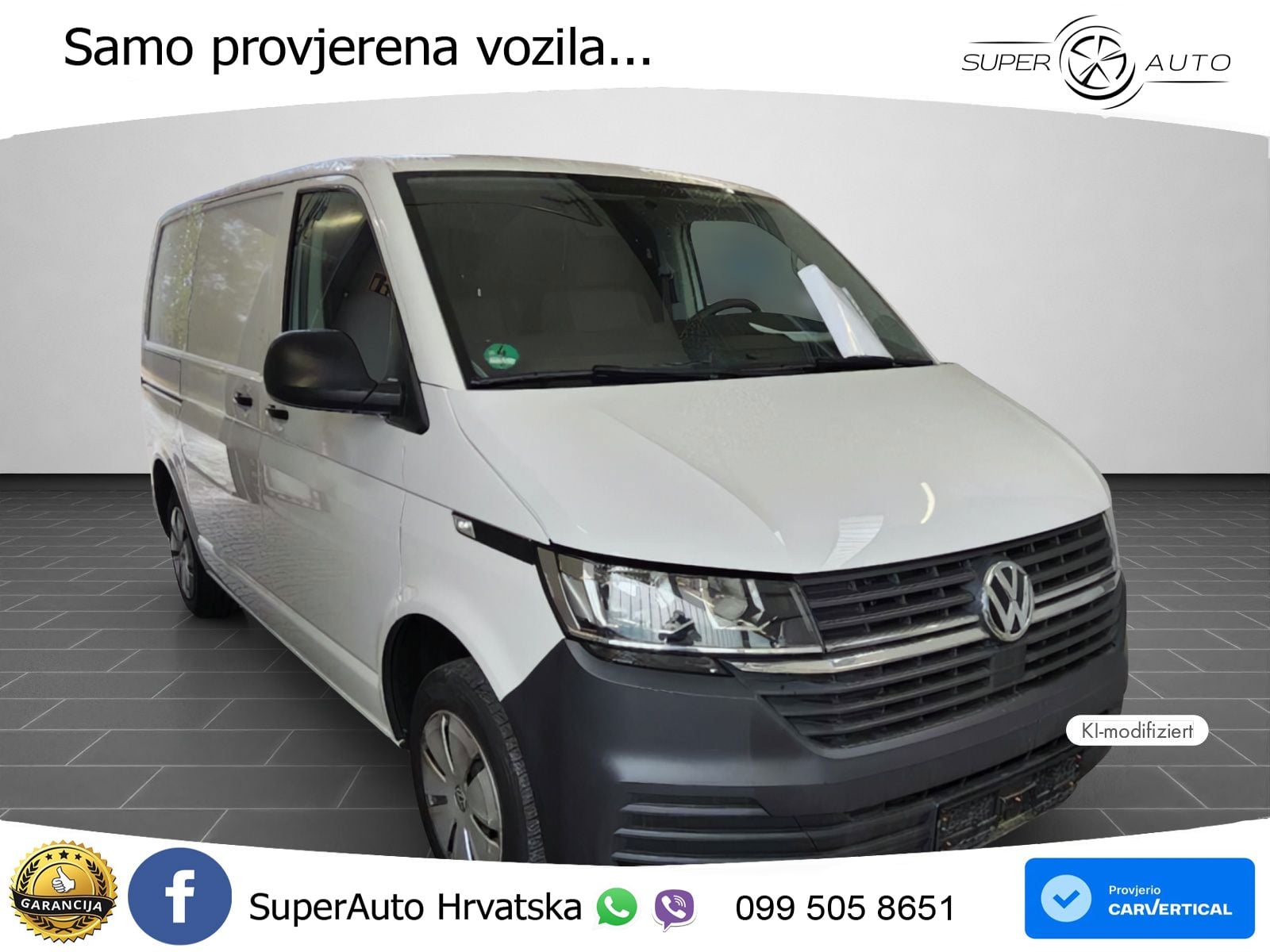 Volkswagen T6.1 Transporter Kasten EcoProfi KR 2,0 TDI L1H1 110 KS