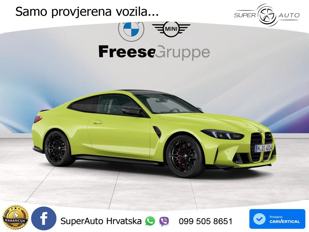 BMW M4 Competition 3.0 (530 KS) xDrive Steptronic LED+GR SJED+ACC