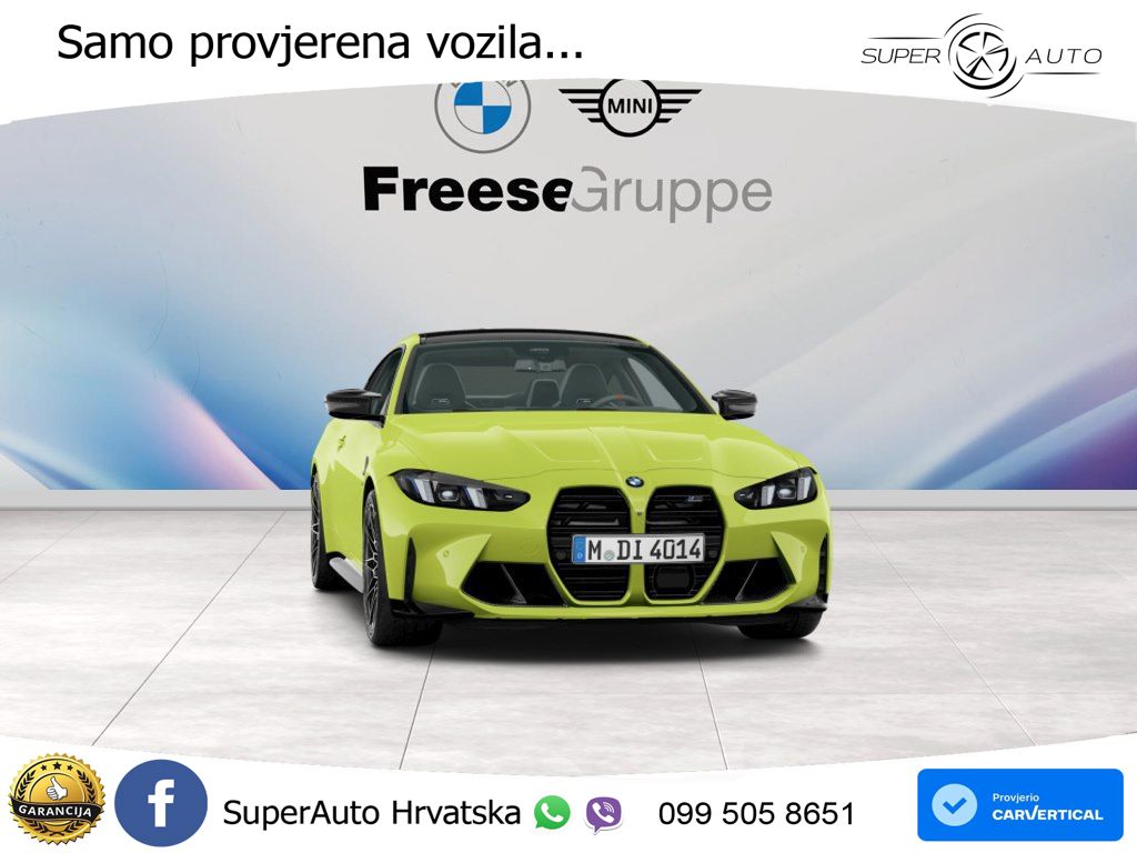 BMW M4 Competition 3.0 (530 KS) xDrive Steptronic LED+GR SJED+ACC
