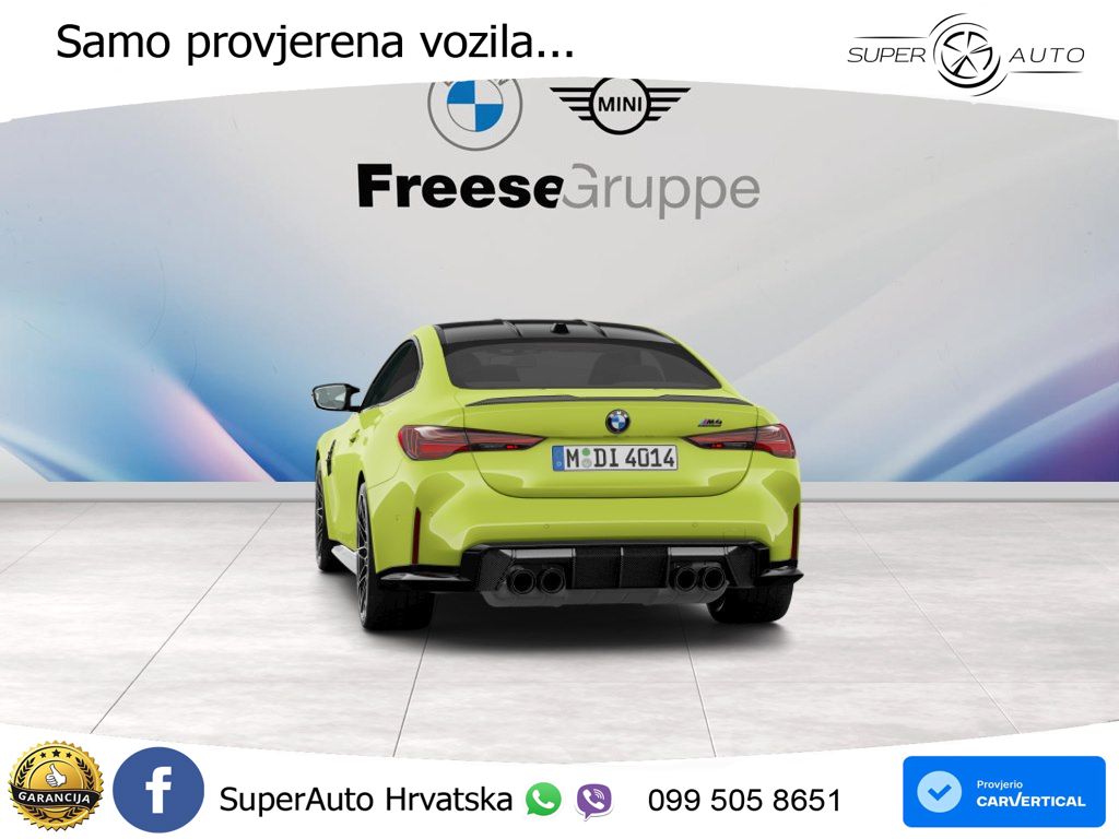 BMW M4 Competition 3.0 (530 KS) xDrive Steptronic LED+GR SJED+ACC