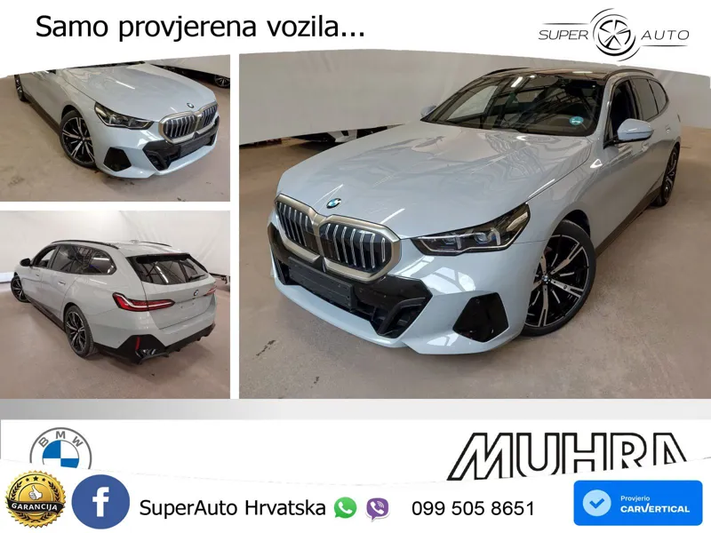 BMW 520d Touring (197 KS) Steptronic M Sport ACC+HEAD+4xGR SJED+360+PANO