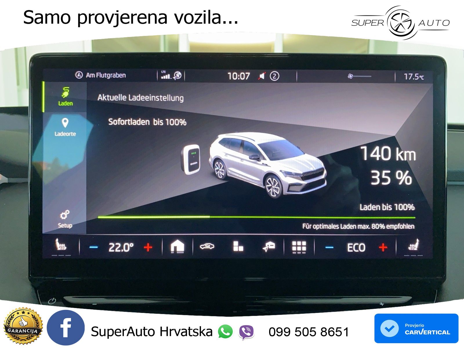 Škoda Enyaq iV 80x 82 kWh (265 KS) AWD SportLine LED+GR SJED+ACC