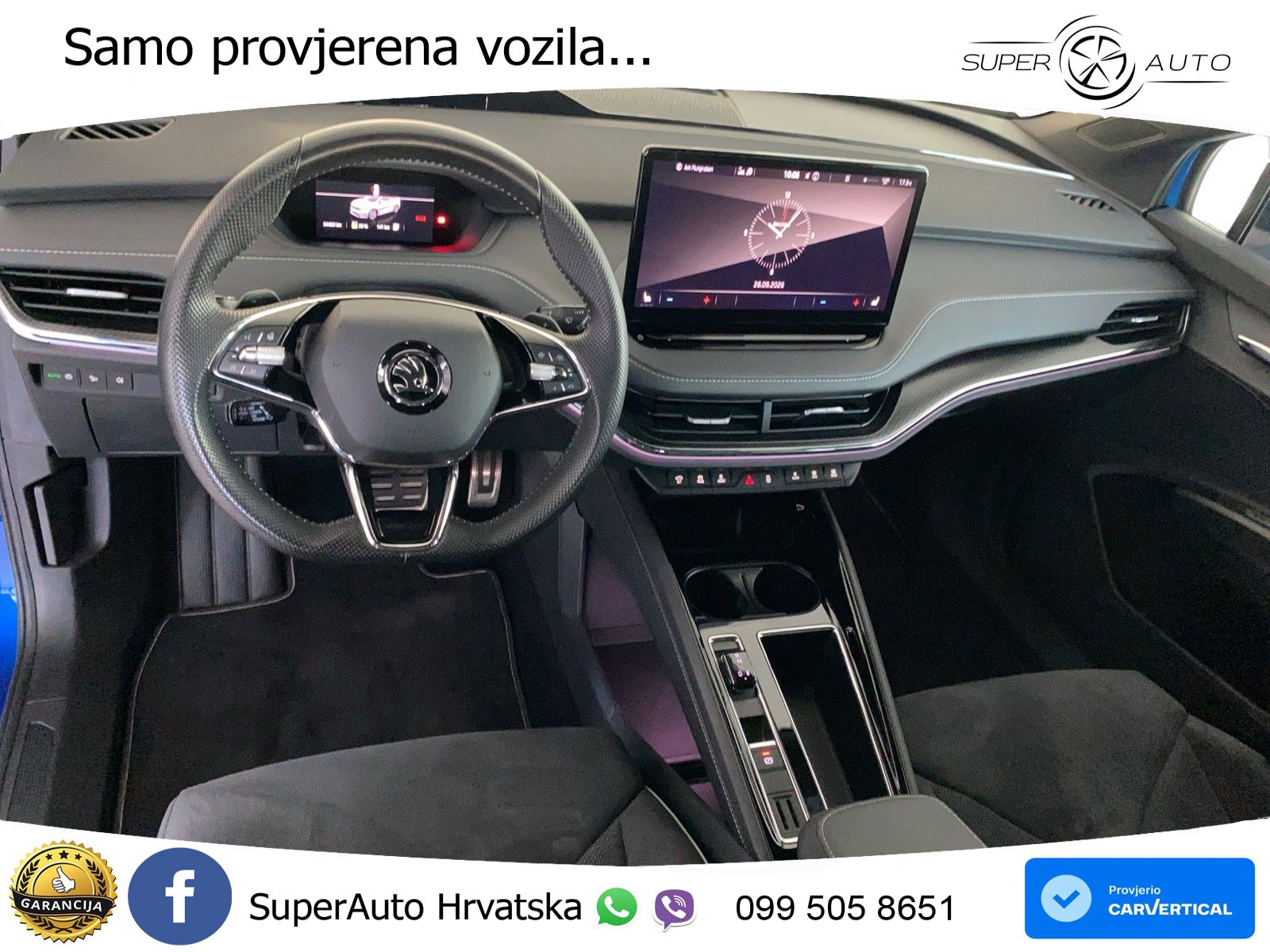 Škoda Enyaq iV 80x 82 kWh (265 KS) AWD SportLine LED+GR SJED+ACC