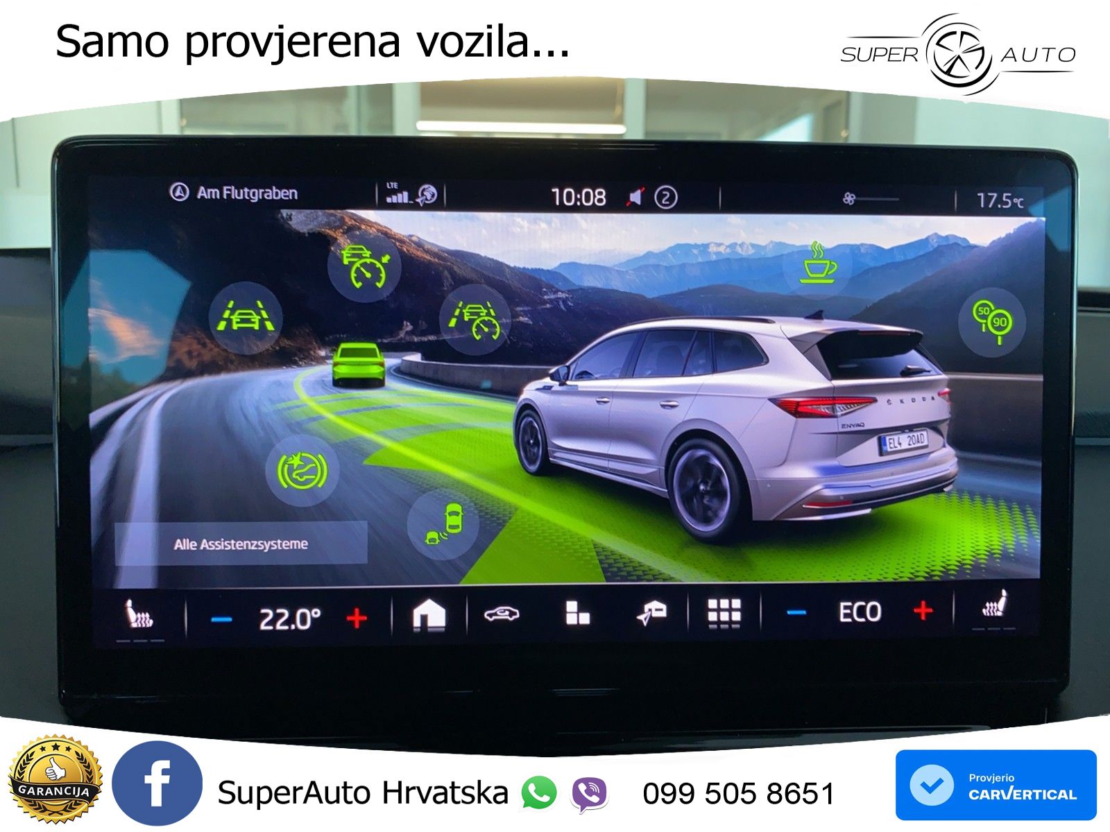 Škoda Enyaq iV 80x 82 kWh (265 KS) AWD SportLine LED+GR SJED+ACC