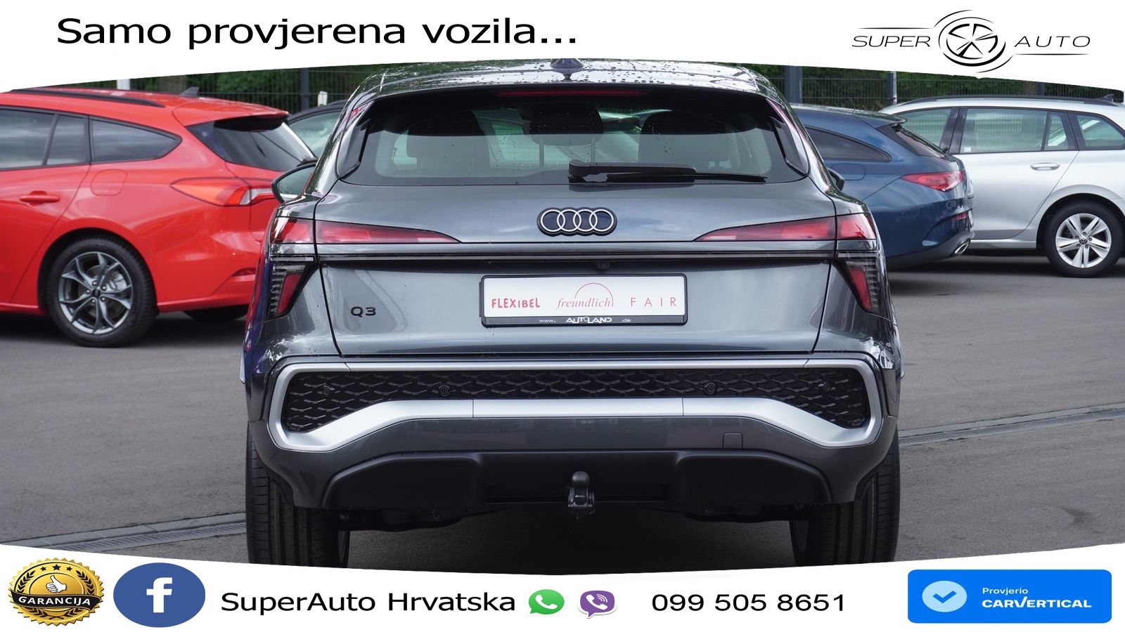 Audi Q3 III Sportback 1.5 TFSI (150 KS) S tronic S line LED+GR SJED+ACC
