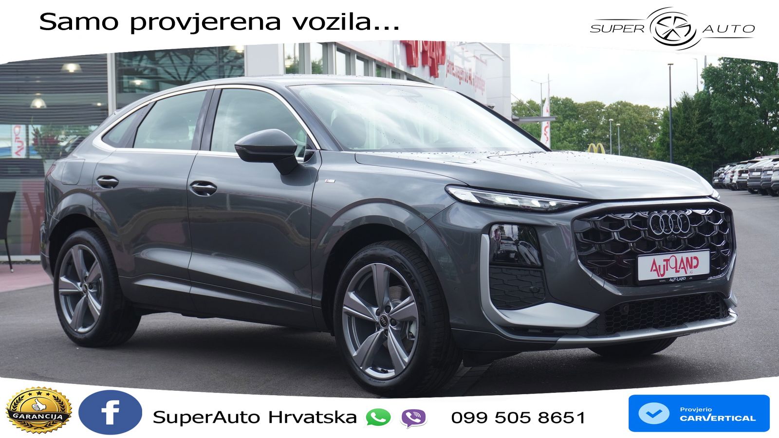 Audi Q3 III Sportback 1.5 TFSI (150 KS) S tronic S line LED+GR SJED+ACC