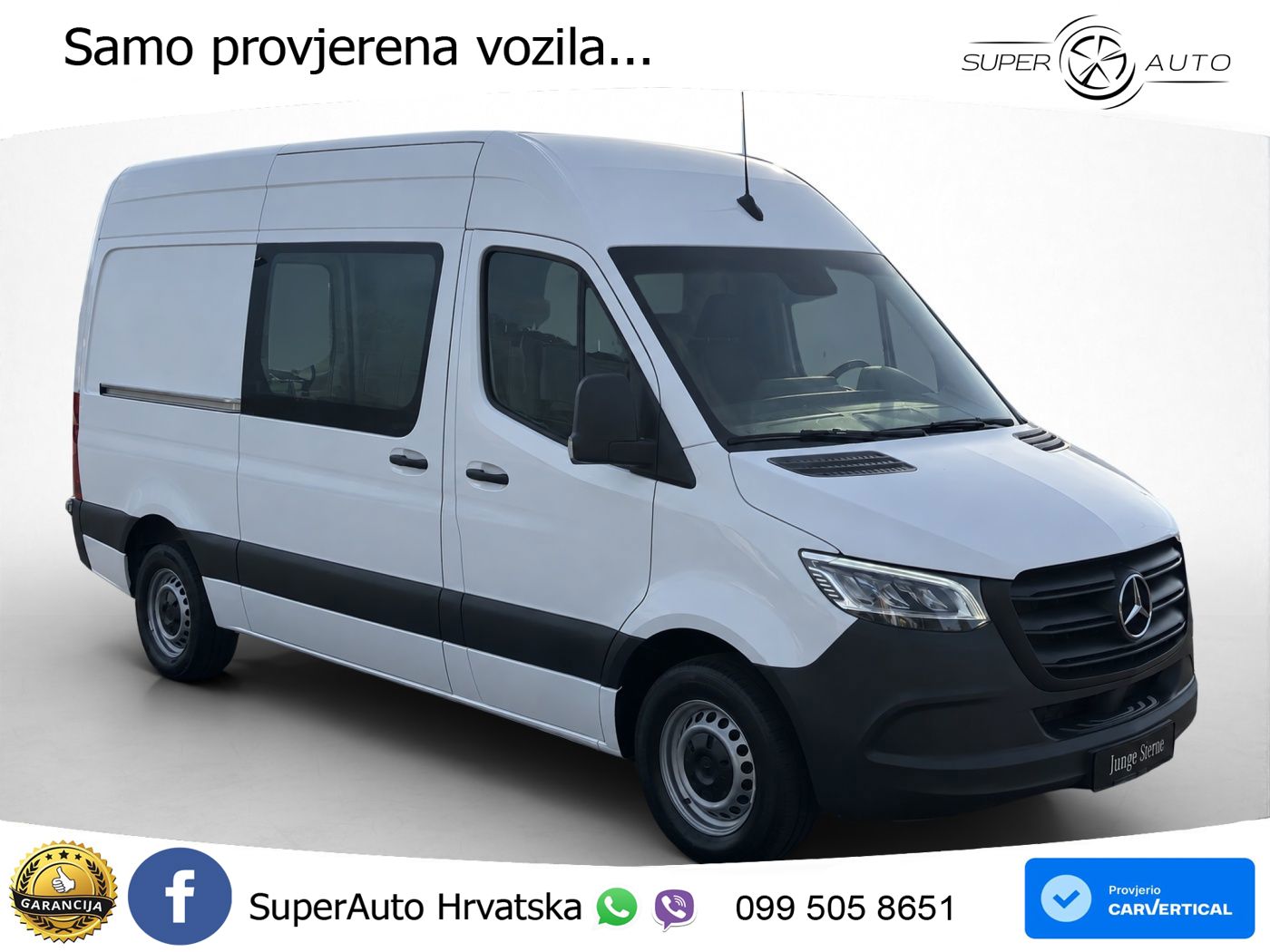Mercedes-Benz Sprinter 317 CDI Hochdach Kasten AUT Akustikglas 170 KS