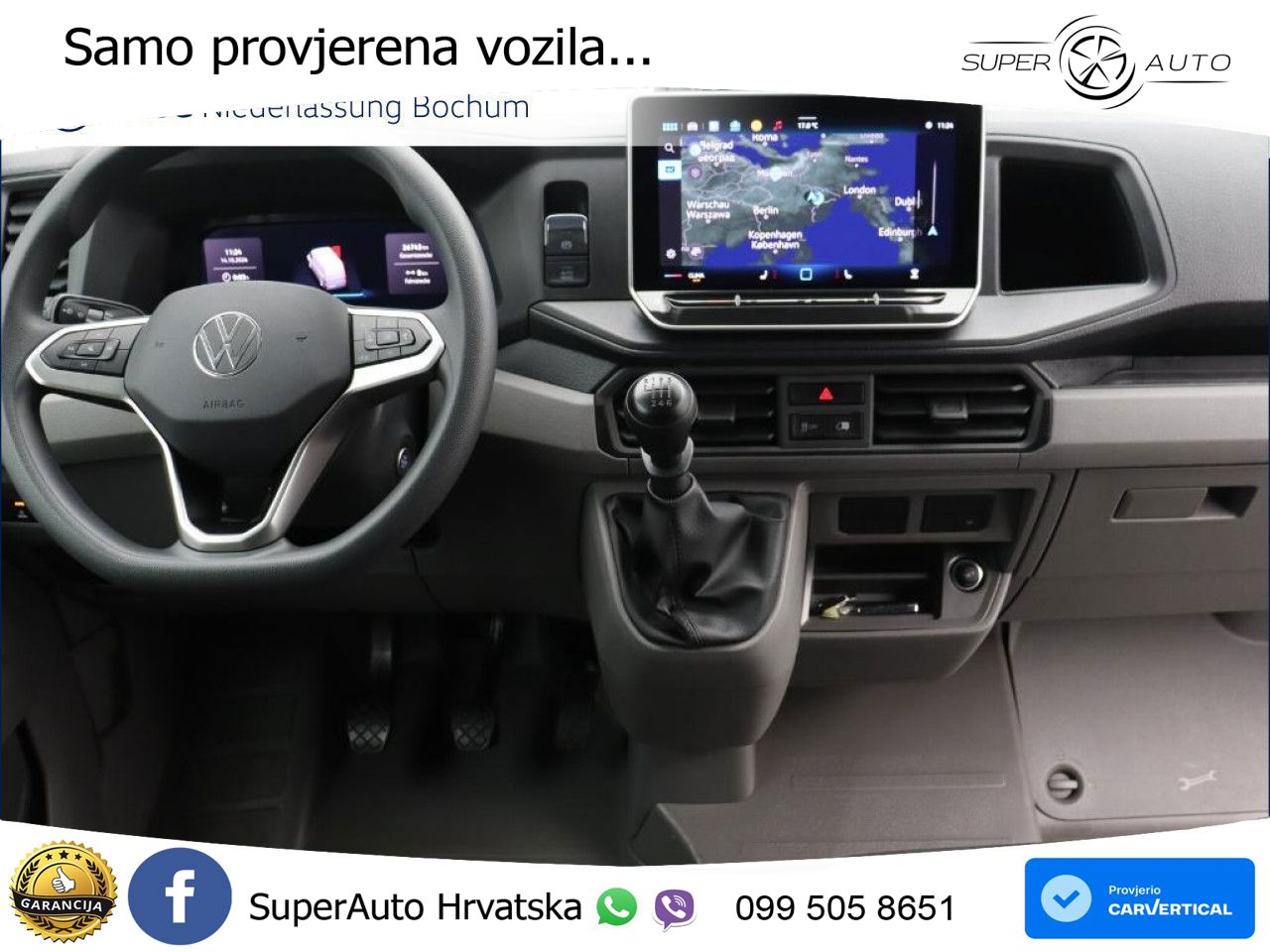 Volkswagen Crafter Kasten mittel Sitzhzg. Navi Klima Kamera 140 KS