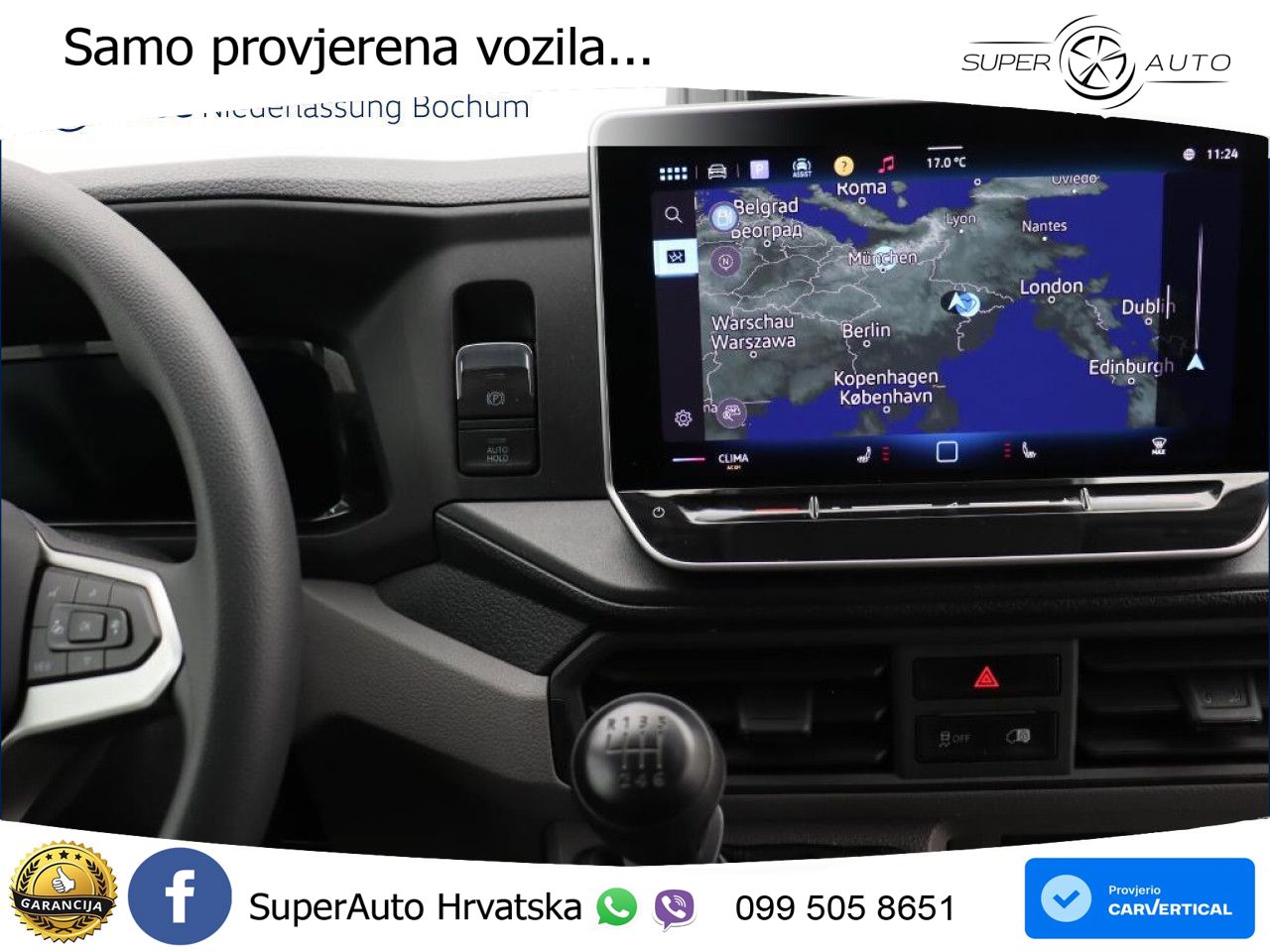 Volkswagen Crafter Kasten mittel Sitzhzg. Navi Klima Kamera 140 KS