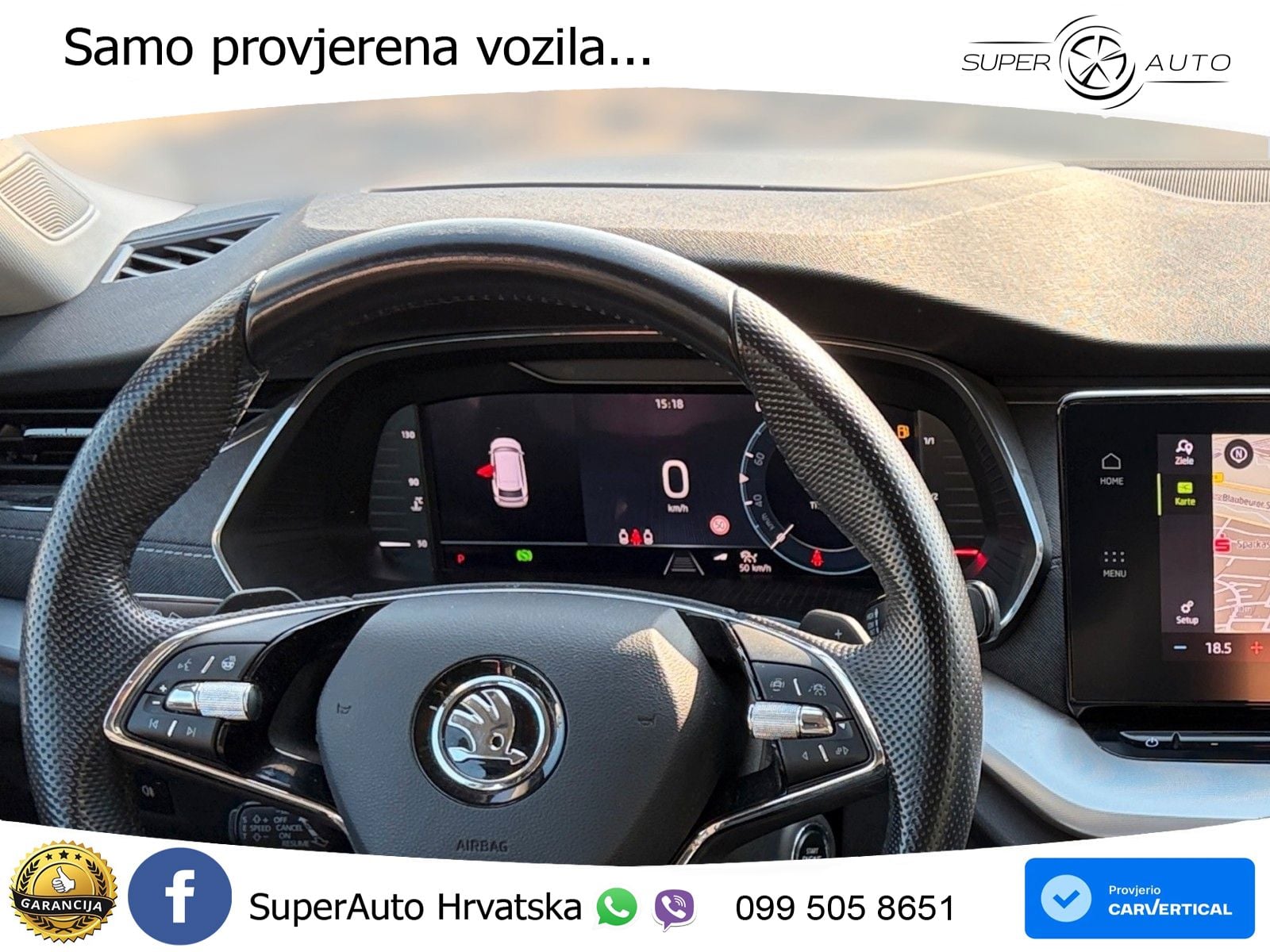 Škoda Octavia Combi 2.0 TDI (150 KS) 4x4 DSG LED+GR SJED+ACC