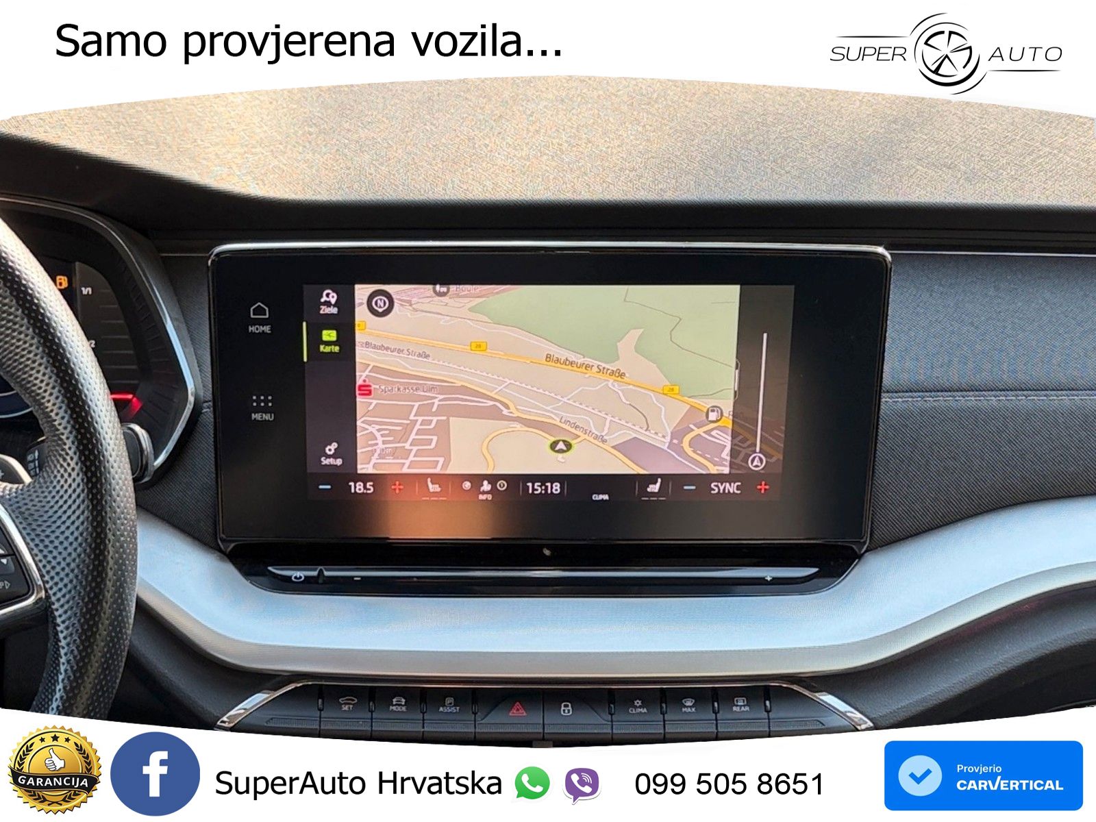 Škoda Octavia Combi 2.0 TDI (150 KS) 4x4 DSG LED+GR SJED+ACC