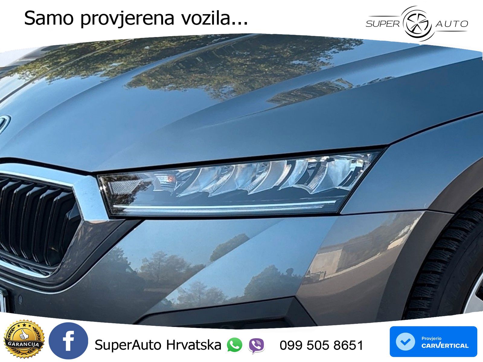 Škoda Octavia Combi 2.0 TDI (150 KS) 4x4 DSG LED+GR SJED+ACC