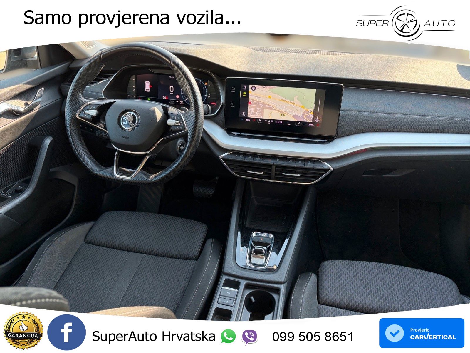Škoda Octavia Combi 2.0 TDI (150 KS) 4x4 DSG LED+GR SJED+ACC