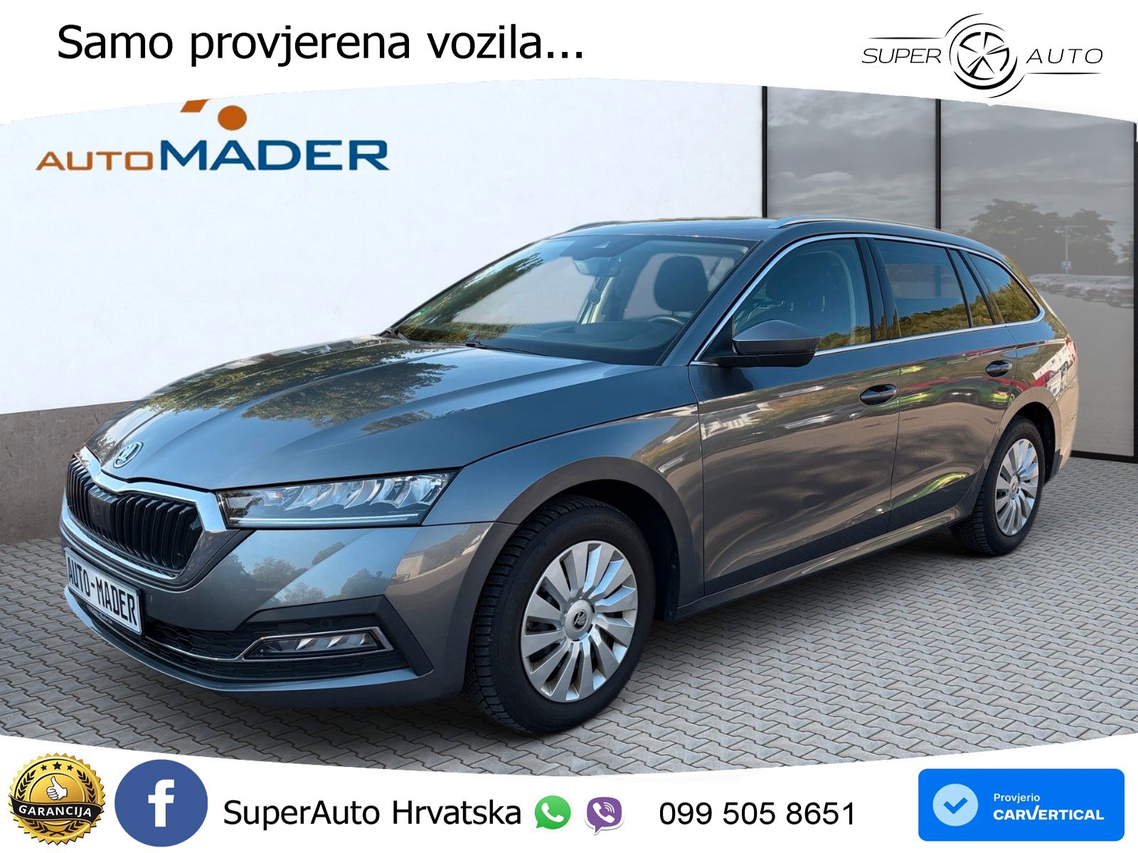 Škoda Octavia Combi 2.0 TDI (150 KS) 4x4 DSG LED+GR SJED+ACC