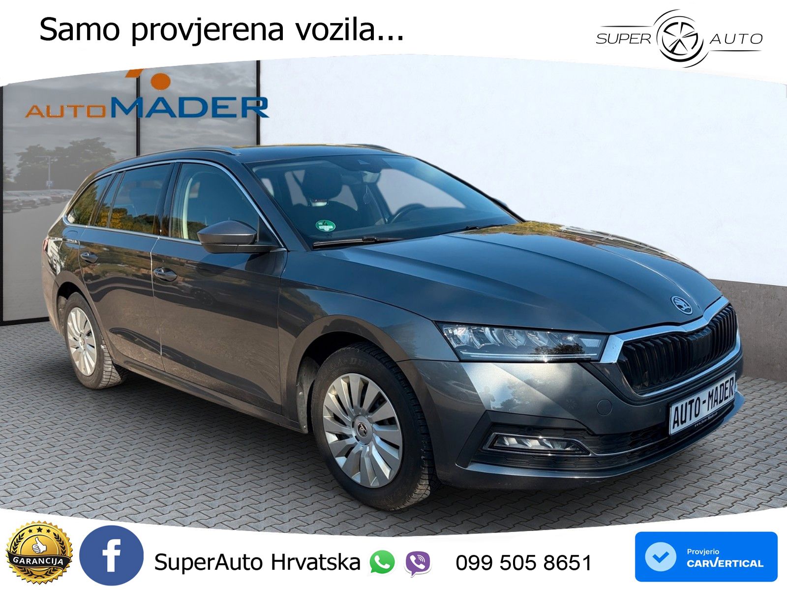 Škoda Octavia Combi 2.0 TDI (150 KS) 4x4 DSG LED+GR SJED+ACC