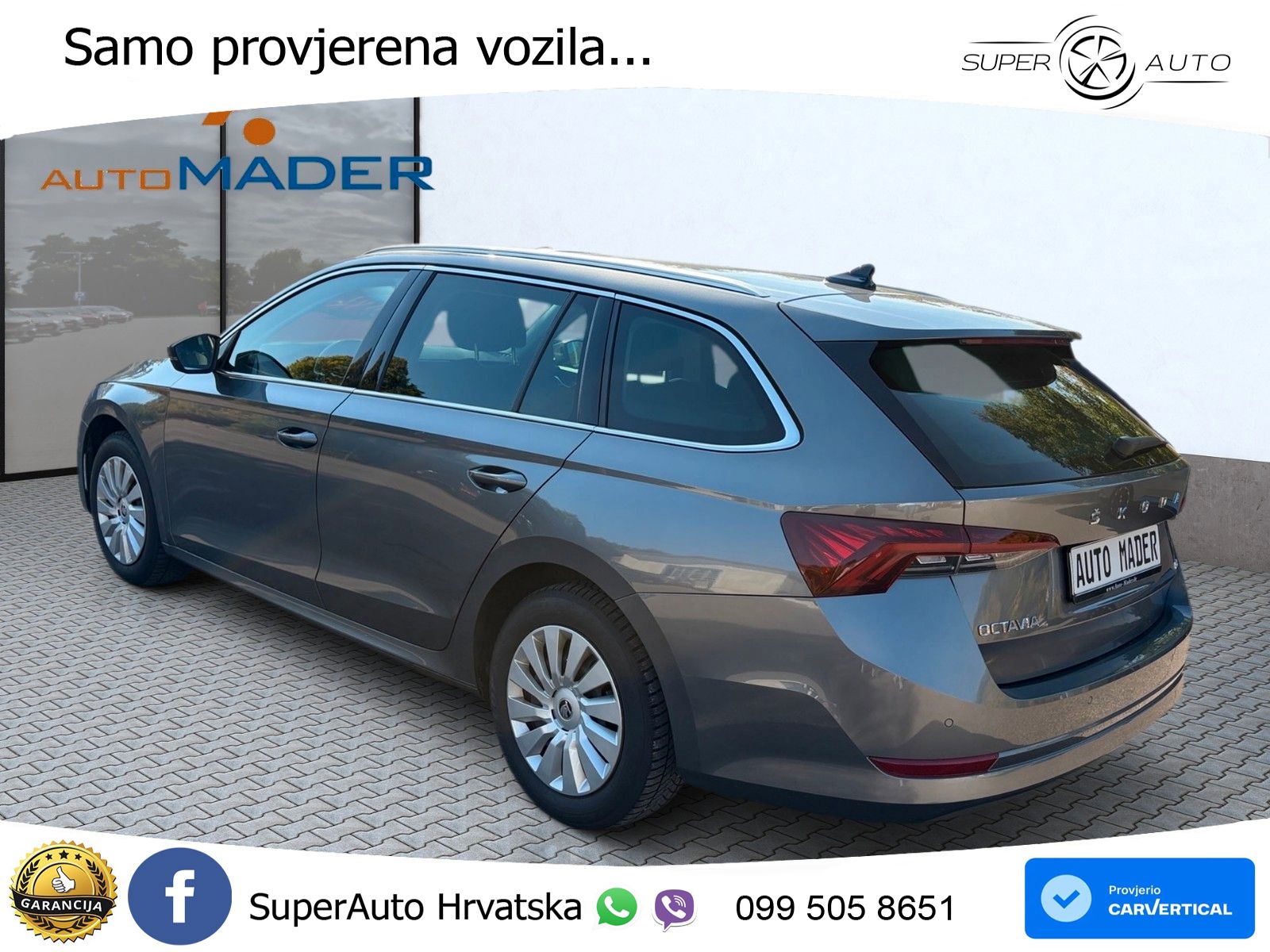 Škoda Octavia Combi 2.0 TDI (150 KS) 4x4 DSG LED+GR SJED+ACC