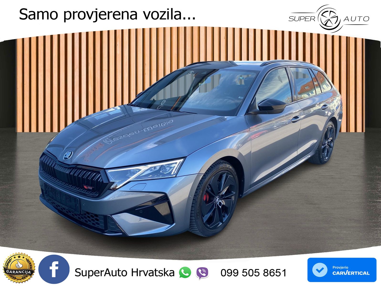 Škoda Octavia Combi RS 2.0 TSI (265 KS) DSG MATRIX+GR SJED+KAM