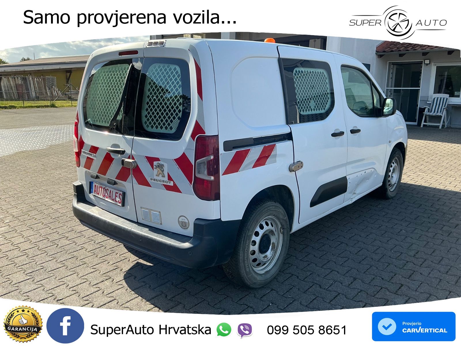 Peugeot Partner 1.5 BlueHDi 100 L1 GripControl,Nav,3 Sit 101 KS