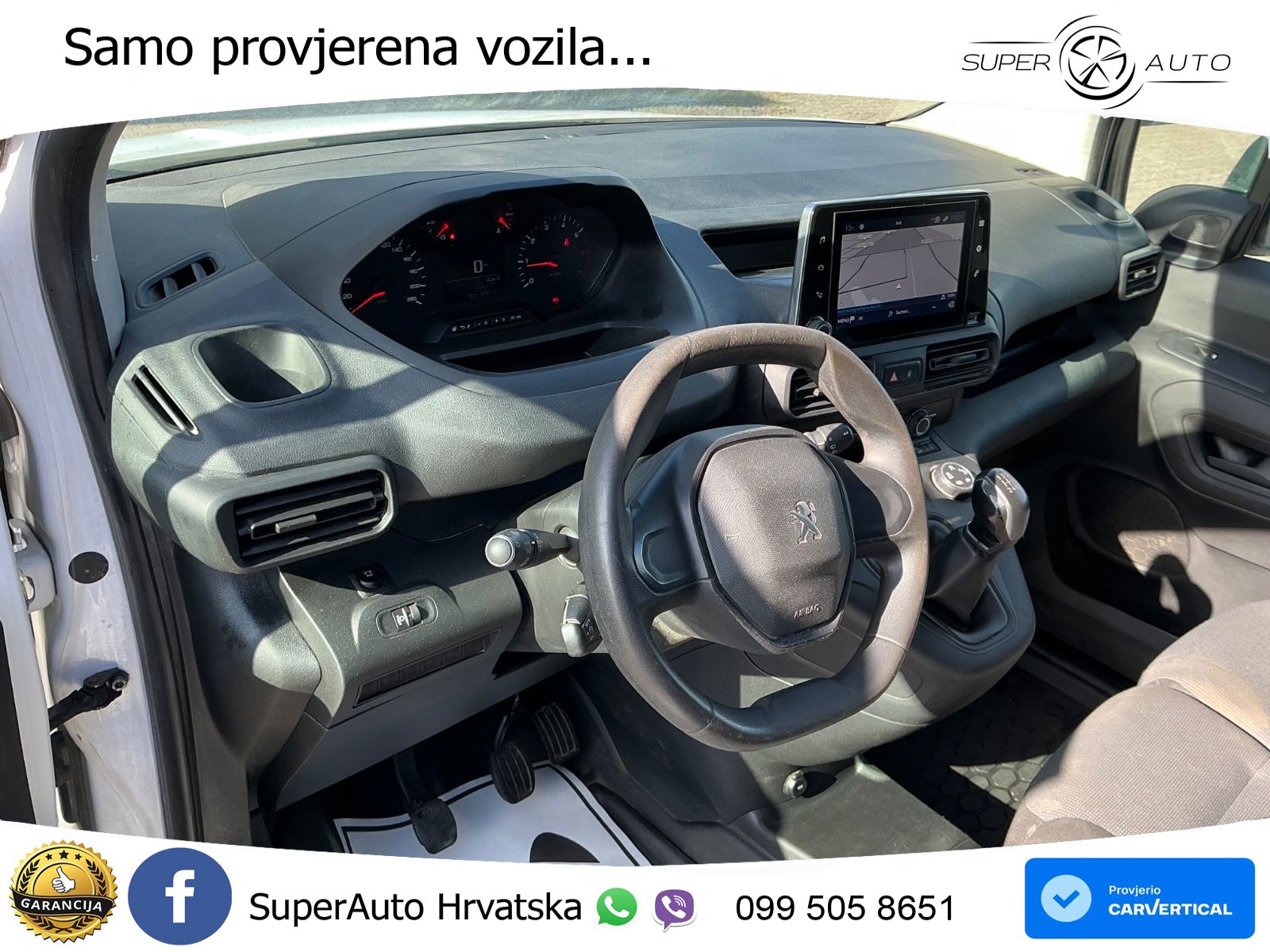 Peugeot Partner 1.5 BlueHDi 100 L1 GripControl,Nav,3 Sit 101 KS