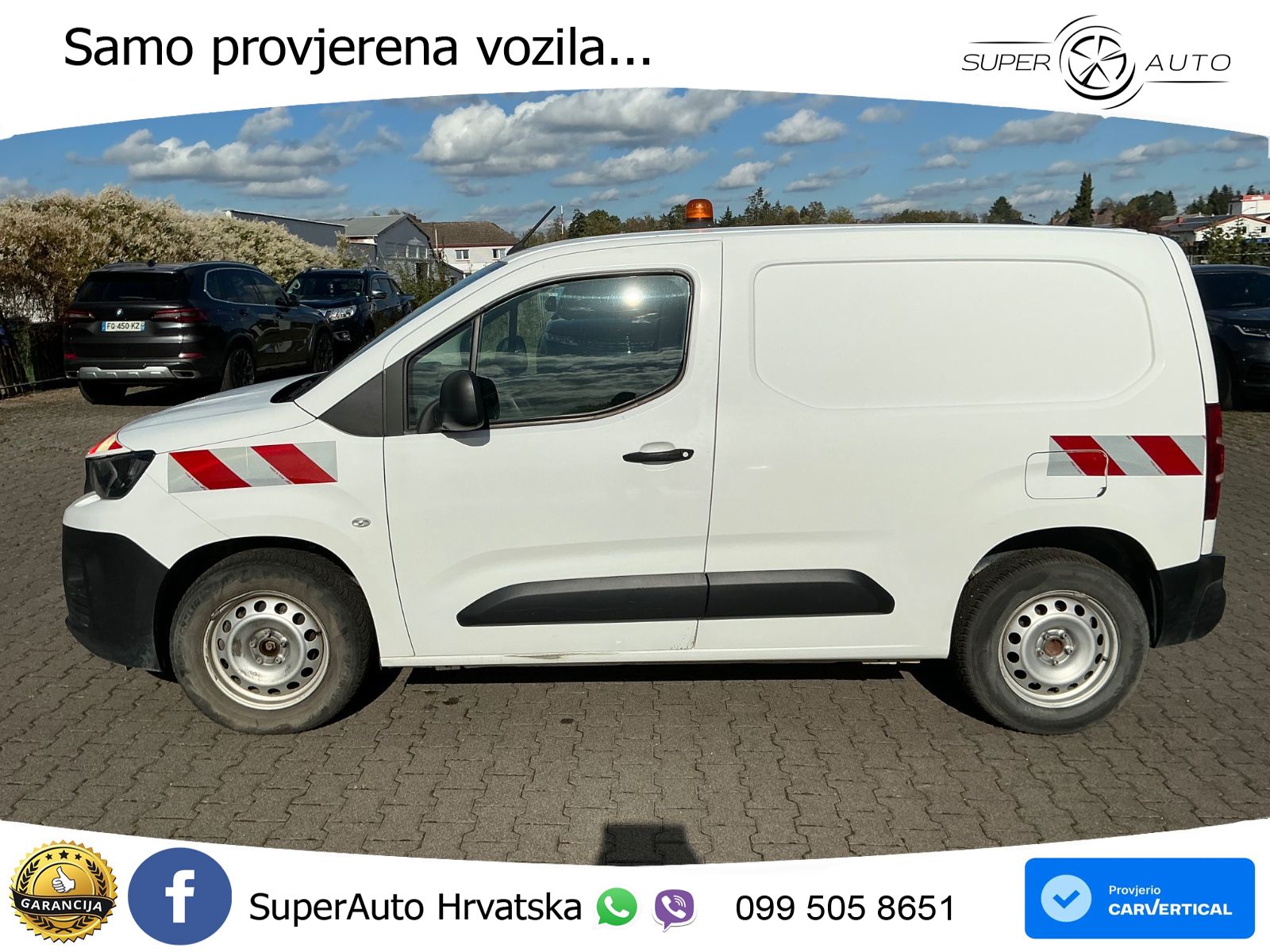 Peugeot Partner 1.5 BlueHDi 100 L1 GripControl,Nav,3 Sit 101 KS