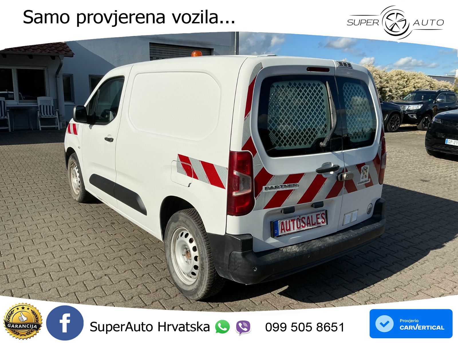 Peugeot Partner 1.5 BlueHDi 100 L1 GripControl,Nav,3 Sit 101 KS