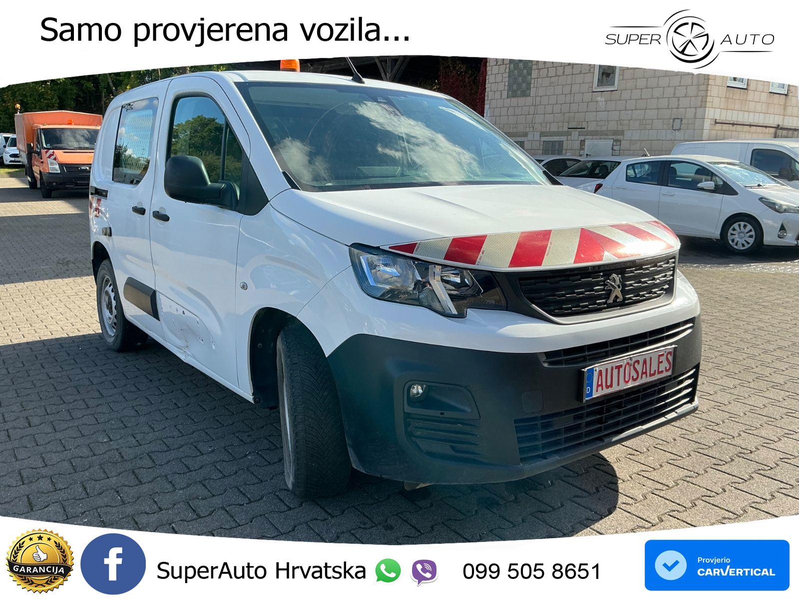 Peugeot Partner 1.5 BlueHDi 100 L1 GripControl,Nav,3 Sit 101 KS
