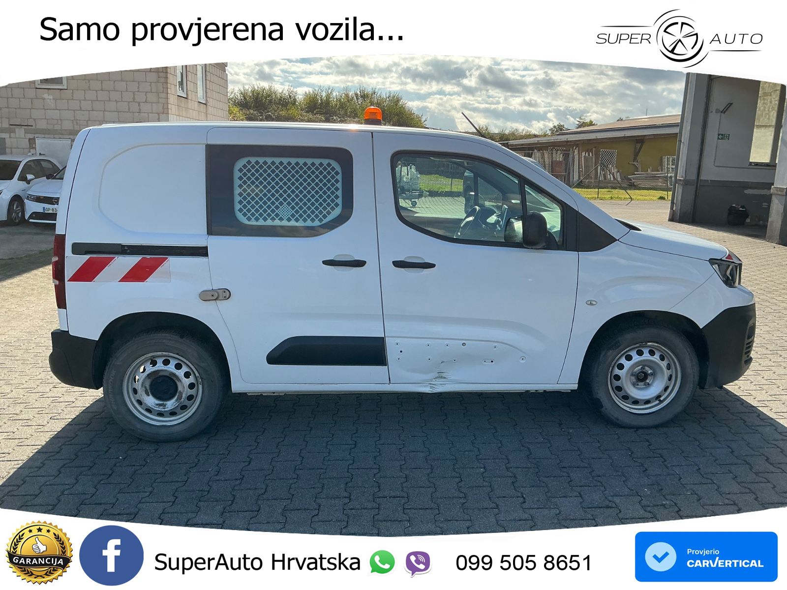 Peugeot Partner 1.5 BlueHDi 100 L1 GripControl,Nav,3 Sit 101 KS