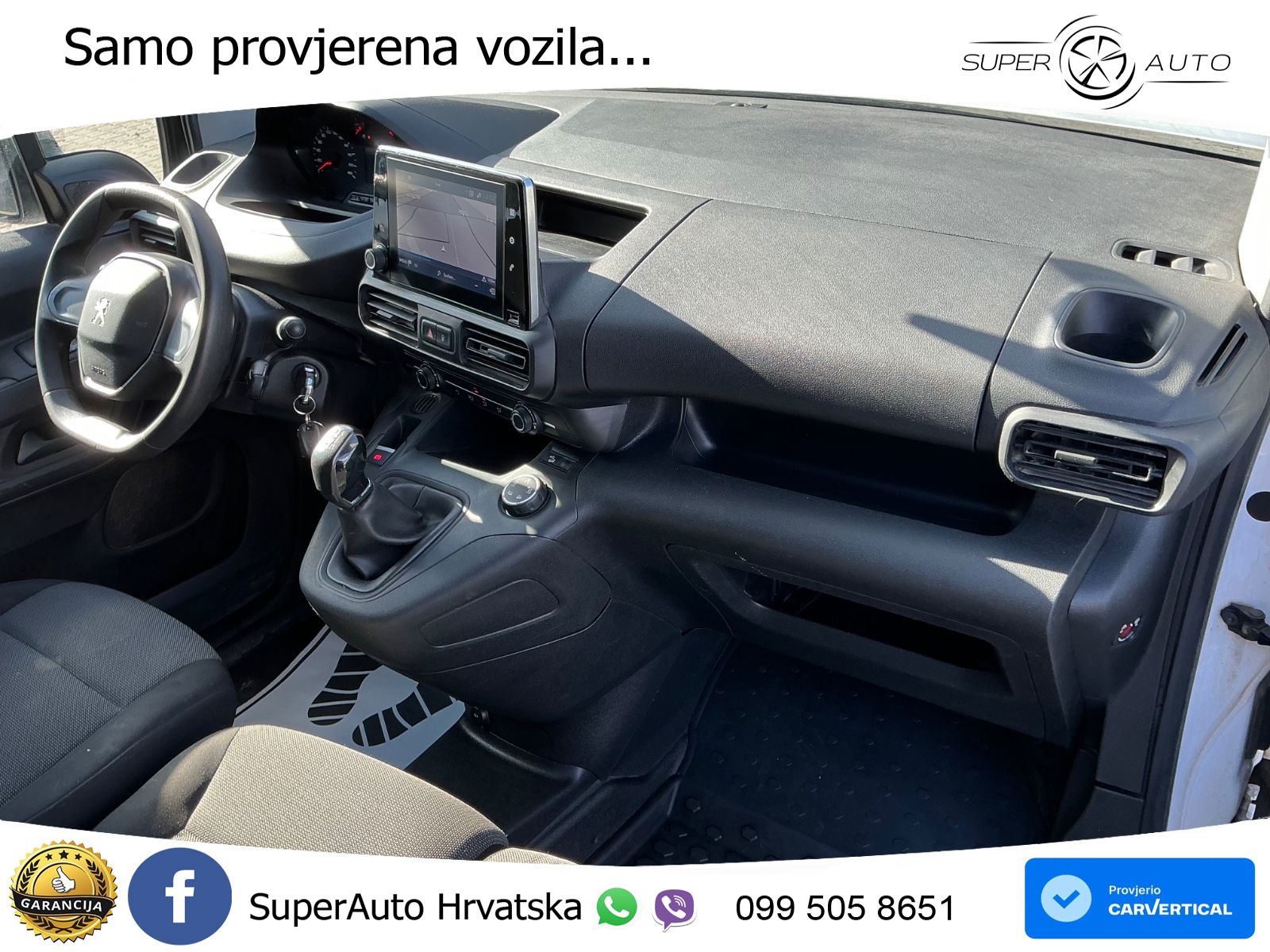 Peugeot Partner 1.5 BlueHDi 100 L1 GripControl,Nav,3 Sit 101 KS