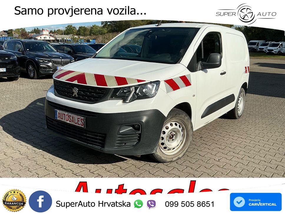 Peugeot Partner 1.5 BlueHDi 100 L1 GripControl,Nav,3 Sit 101 KS