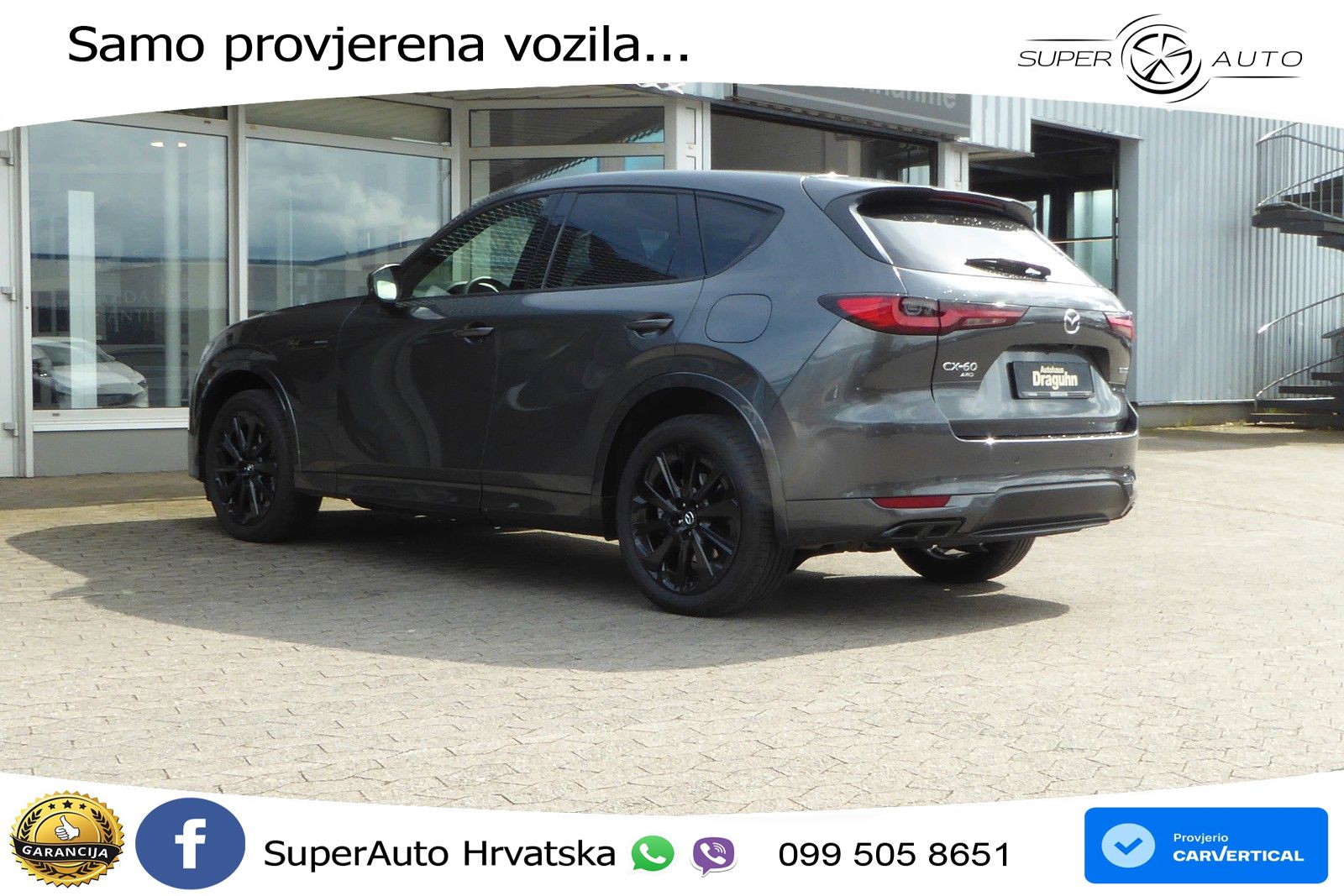 Mazda CX-60 3.3 e-Skyactiv D (254 KS) AWD Automatic LED+GR SJED+ACC