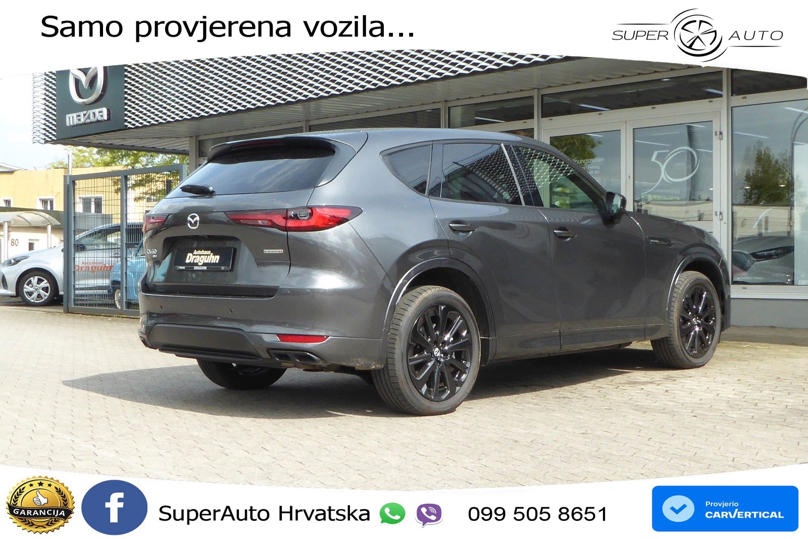 Mazda CX-60 3.3 e-Skyactiv D (254 KS) AWD Automatic LED+GR SJED+ACC