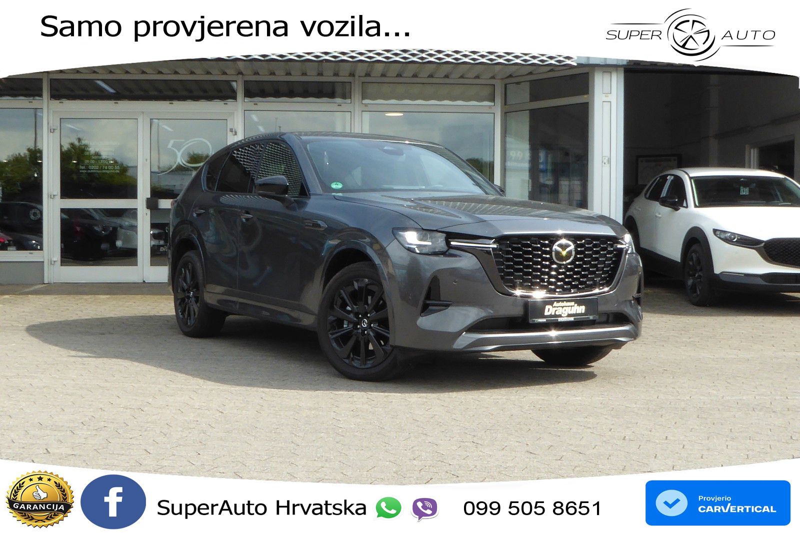 Mazda CX-60 3.3 e-Skyactiv D (254 KS) AWD Automatic LED+GR SJED+ACC