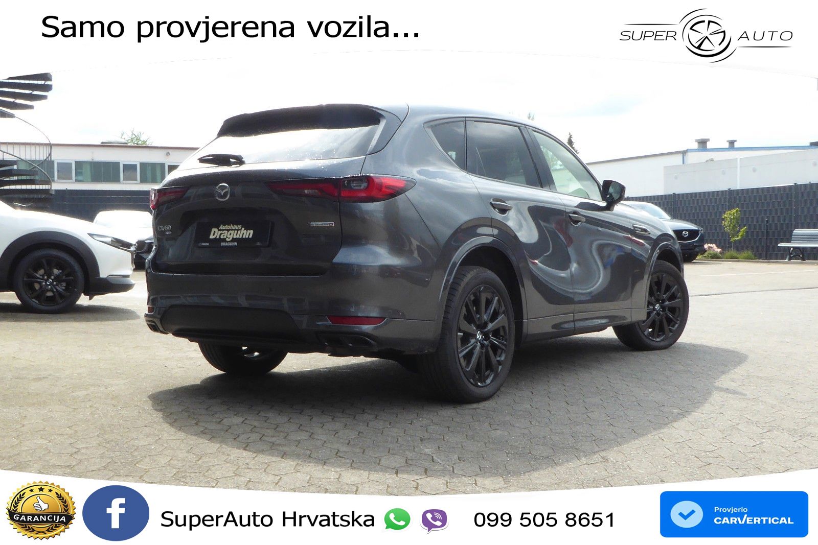 Mazda CX-60 3.3 e-Skyactiv D (254 KS) AWD Automatic LED+GR SJED+ACC