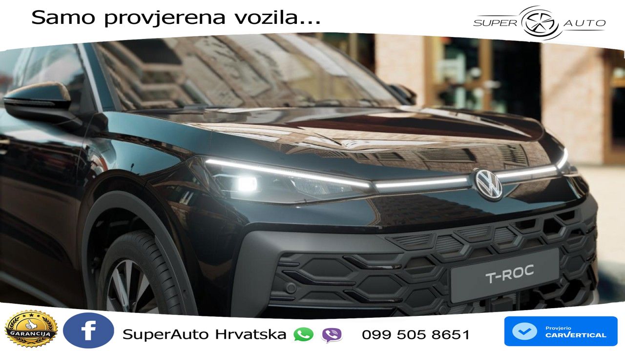 Volkswagen T-Roc 1.5 eTSI (150 KS)  DSG LED+GR SJED+ACC