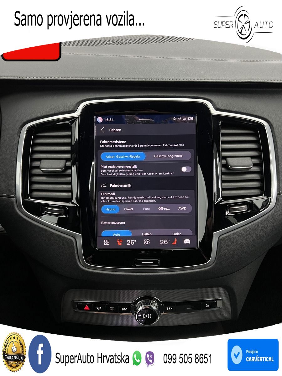Volvo XC90 Recharge 2.0 T8 AWD Geartronic LED+GR SJED+ACC