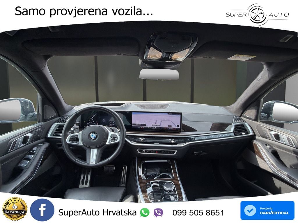 BMW X7 40d (352 KS) xDrive Steptronic M Sport ZRAČNI+ACC+GR SJED+KAM+PANO