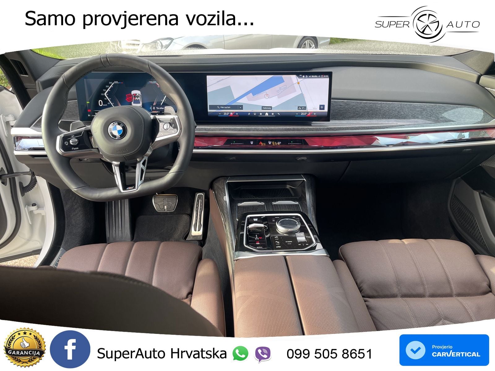 BMW 740d (299 KS) xDrive Steptronic M Sport ZRAČNI+ACC+GR SJED+KAM+PANO