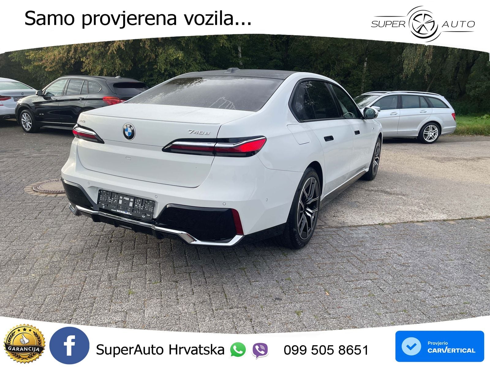 BMW 740d (299 KS) xDrive Steptronic M Sport ZRAČNI+ACC+GR SJED+KAM+PANO