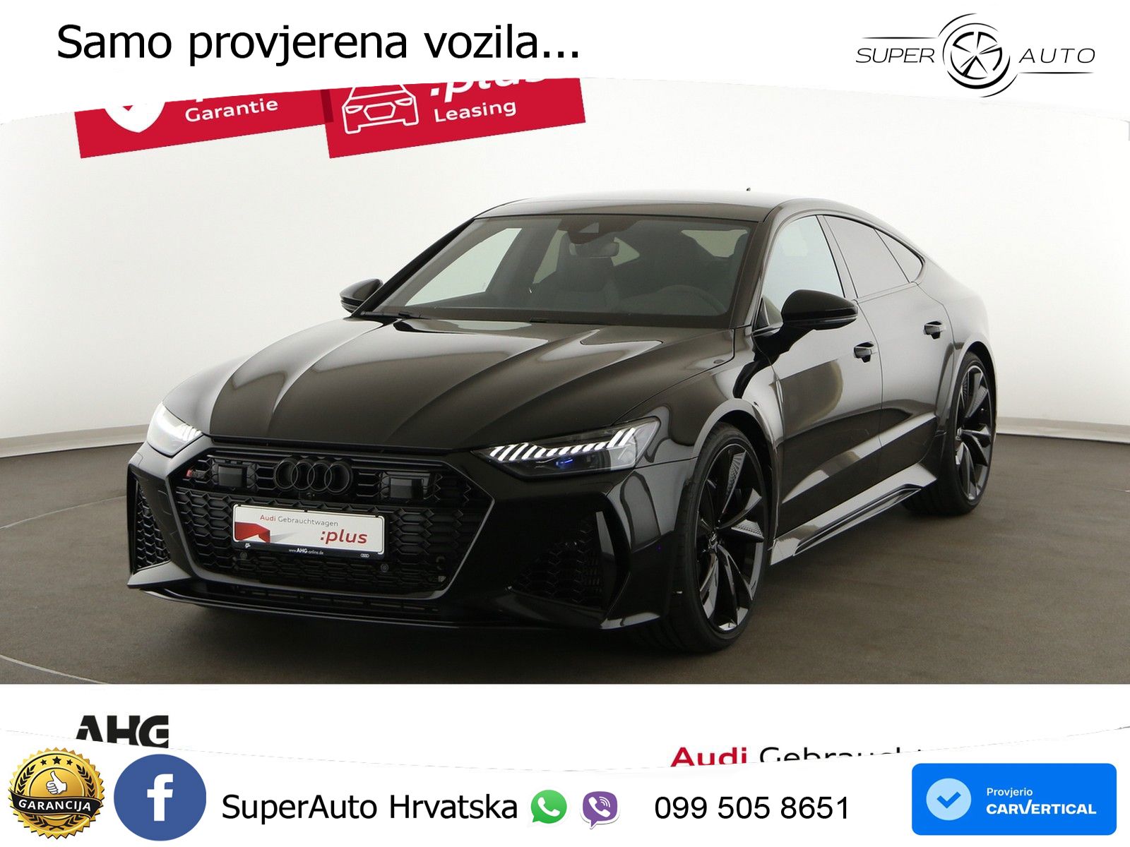 Audi RS7 4.0 TFSI V8 (600 KS) quattro tiptronic MATRIX+GR SJED+KAM