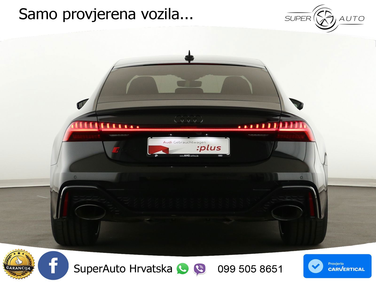 Audi RS7 4.0 TFSI V8 (600 KS) quattro tiptronic MATRIX+GR SJED+KAM
