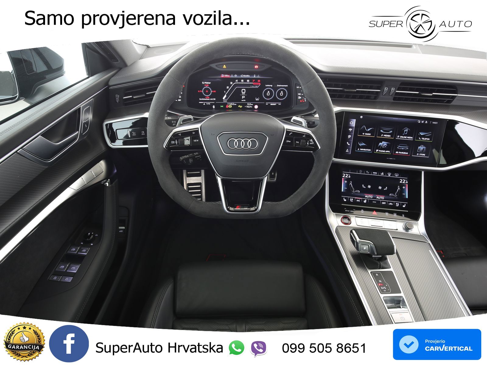 Audi RS7 4.0 TFSI V8 (600 KS) quattro tiptronic MATRIX+GR SJED+KAM