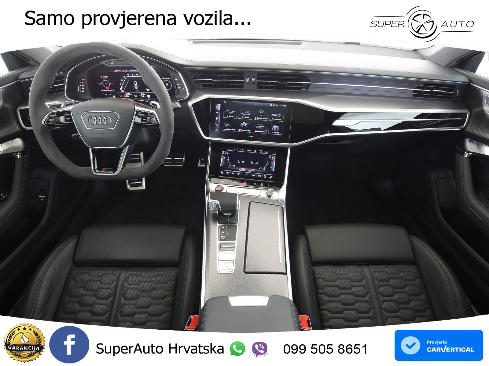 Audi RS7 4.0 TFSI V8 (600 KS) quattro tiptronic MATRIX+GR SJED+KAM